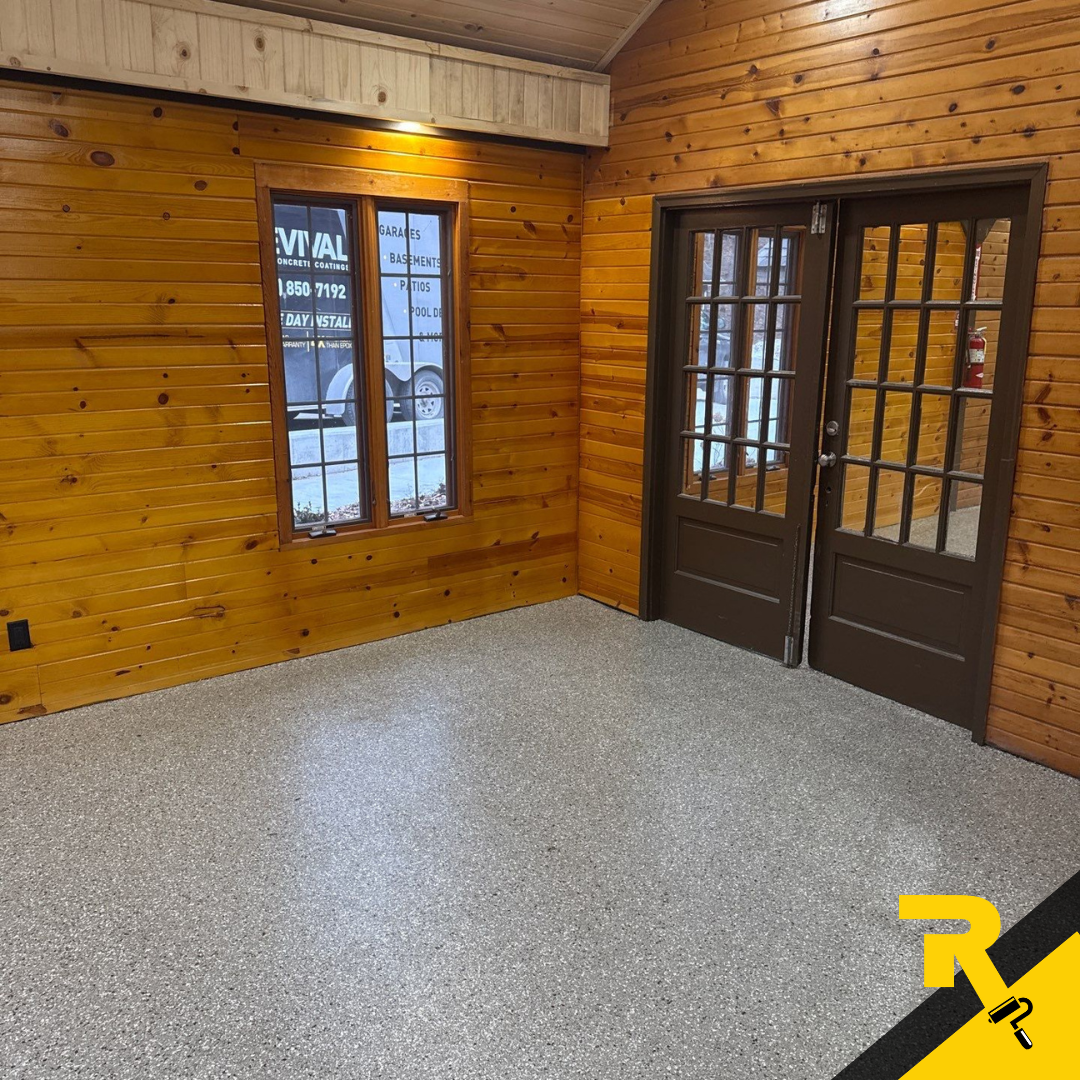 Indoor floor coating Des Moines Iowa