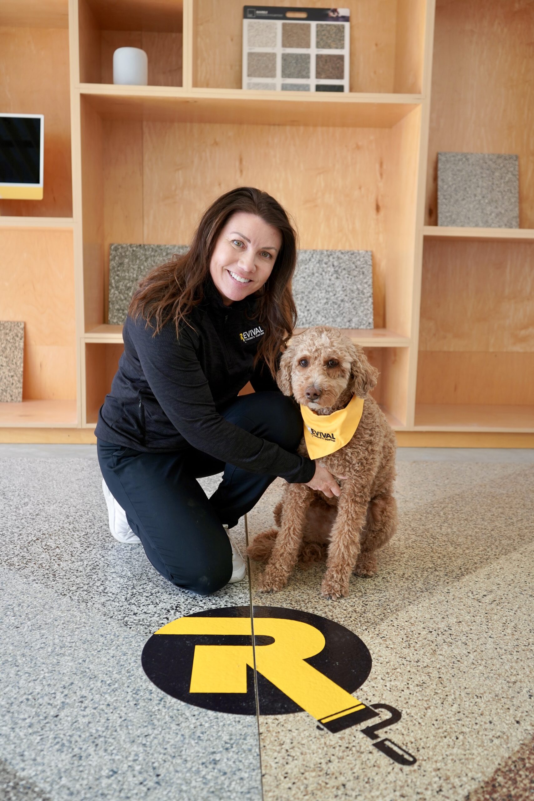 Nessa and Karma from Revival Concrete Coatings
