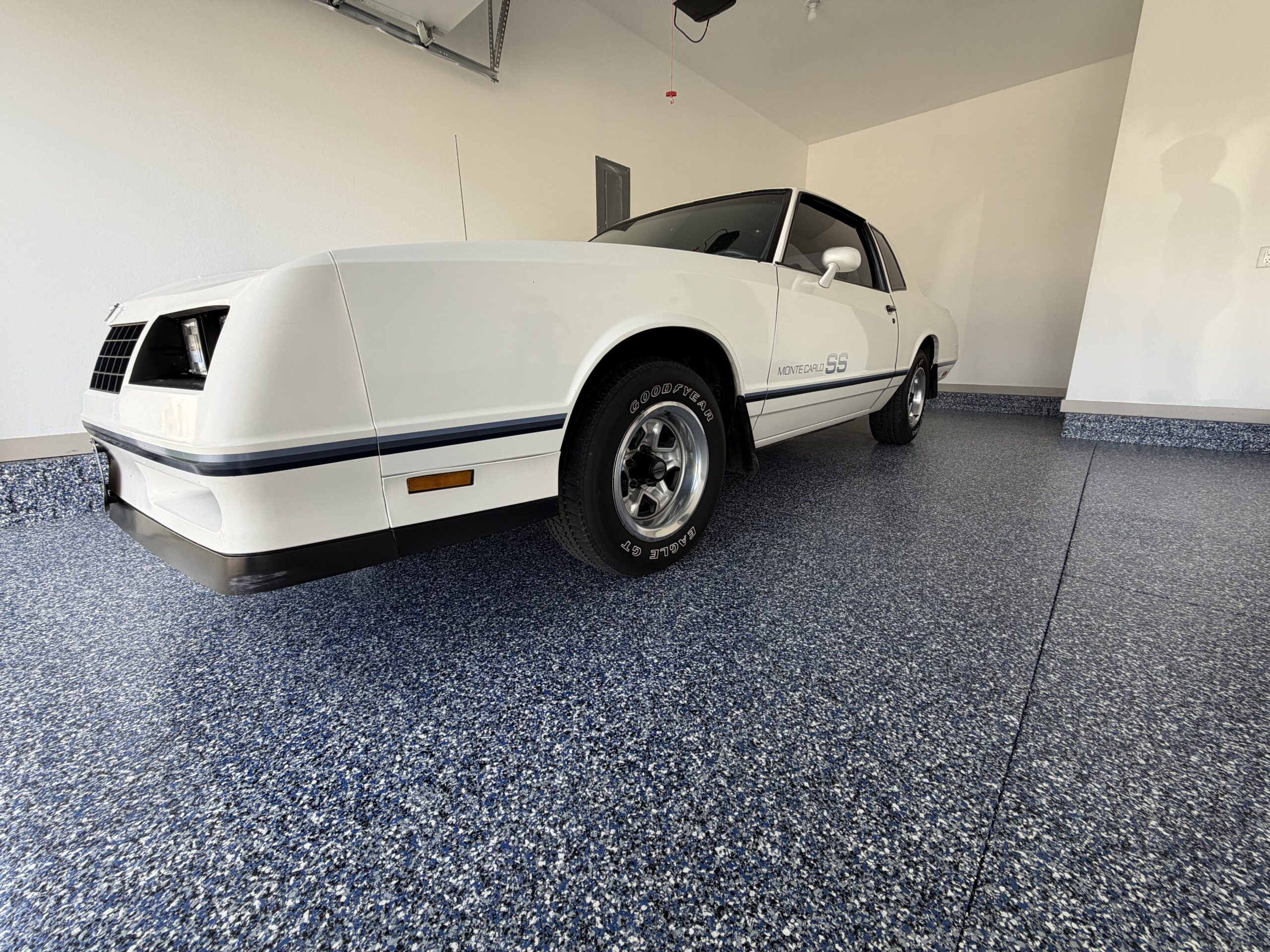 Finished garage floor coating by Revival