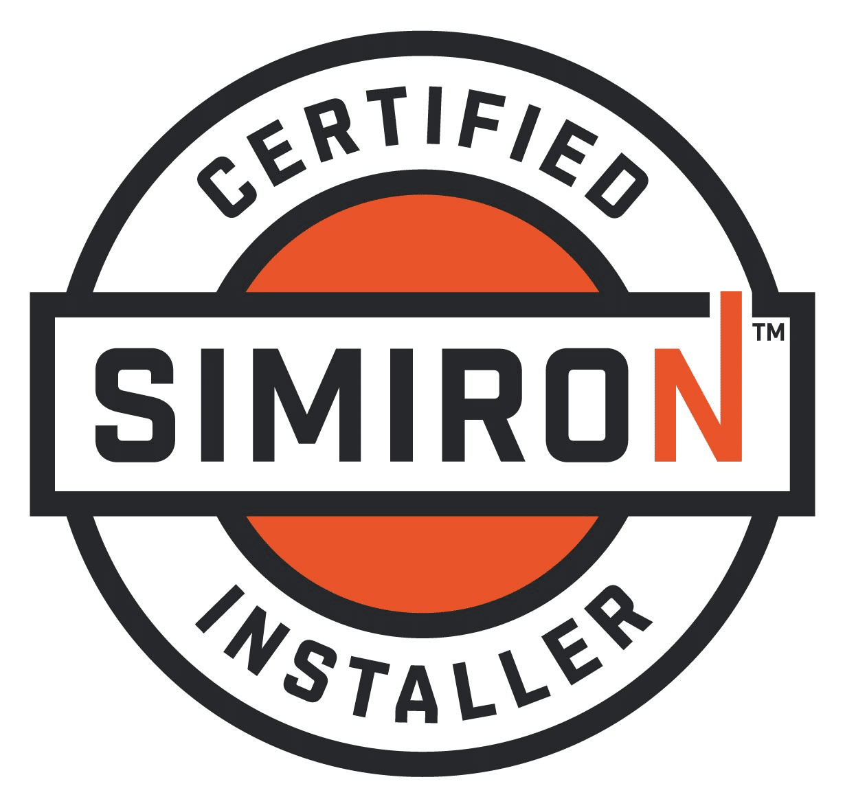 Simiron Certified Installer badge