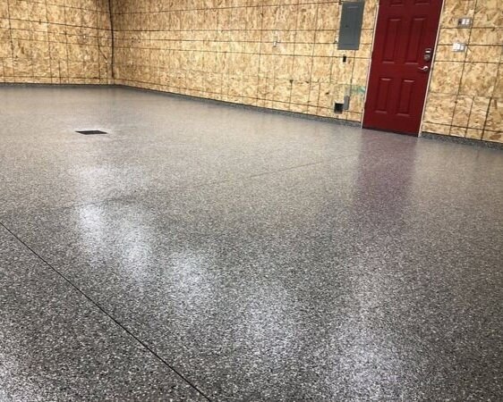 Finished garage floor