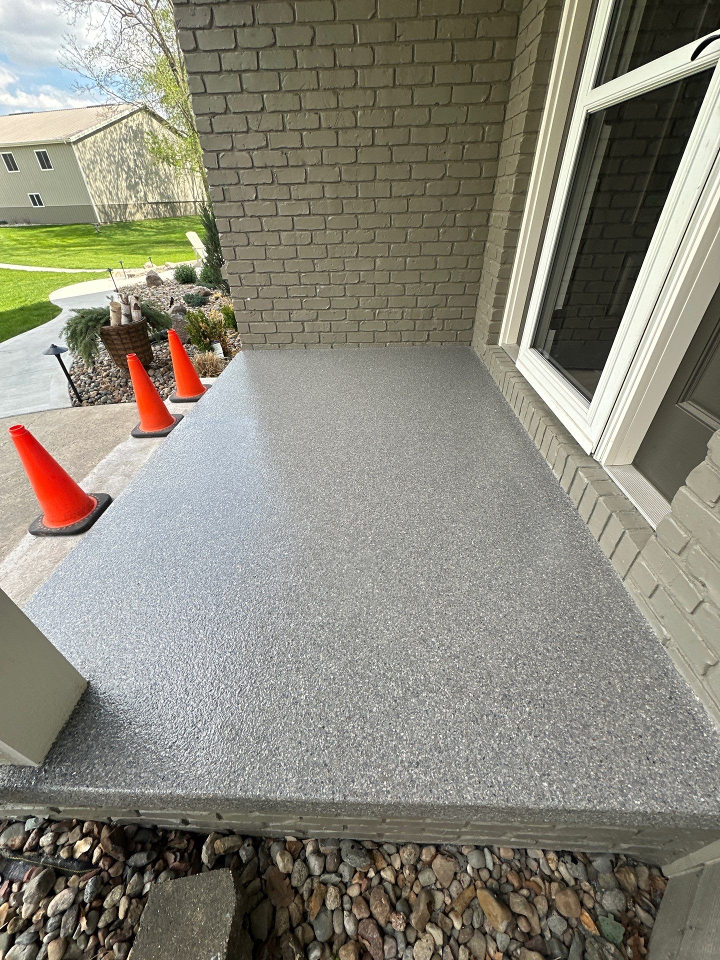 Coated patio