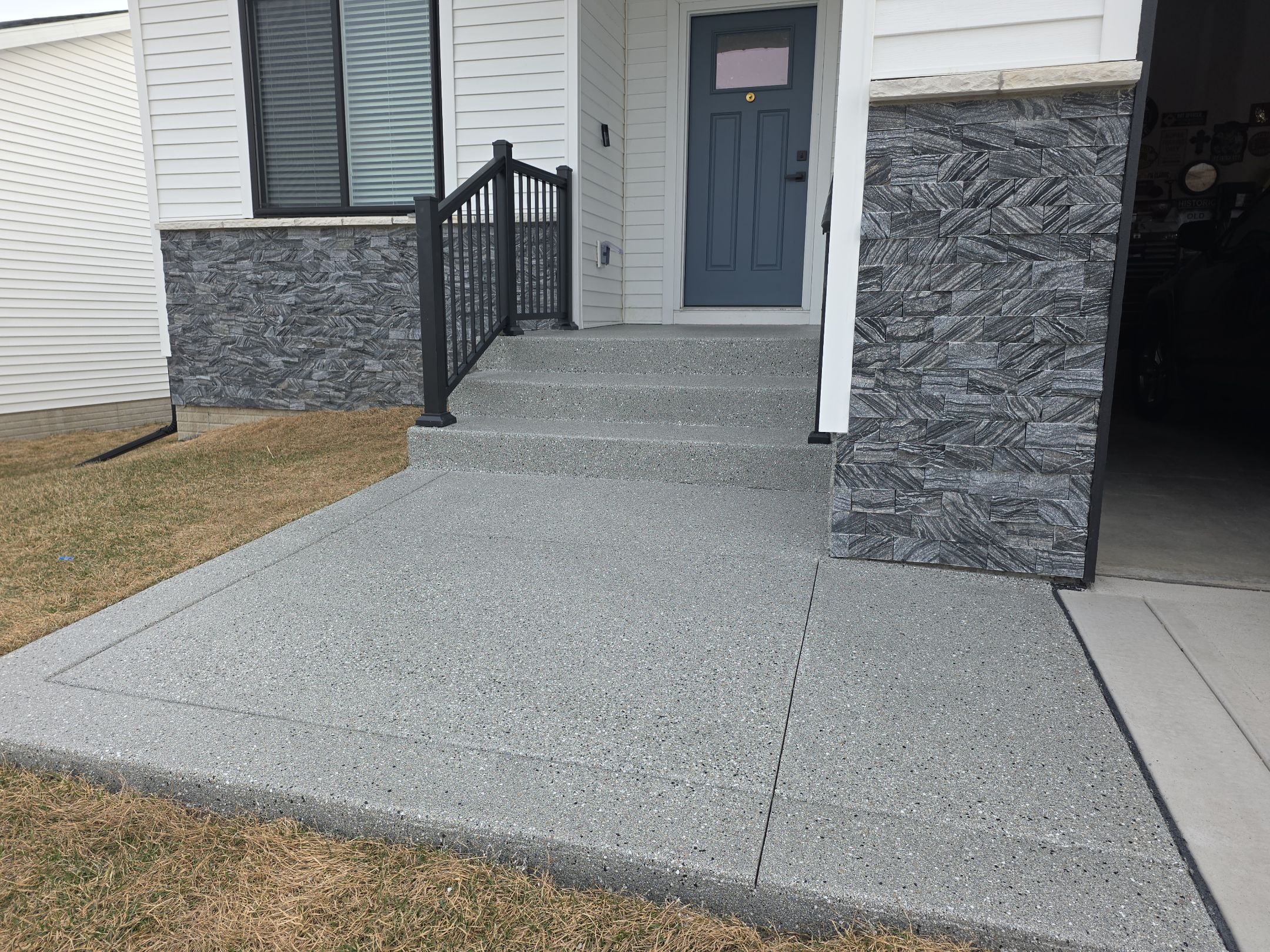 Patio after coating