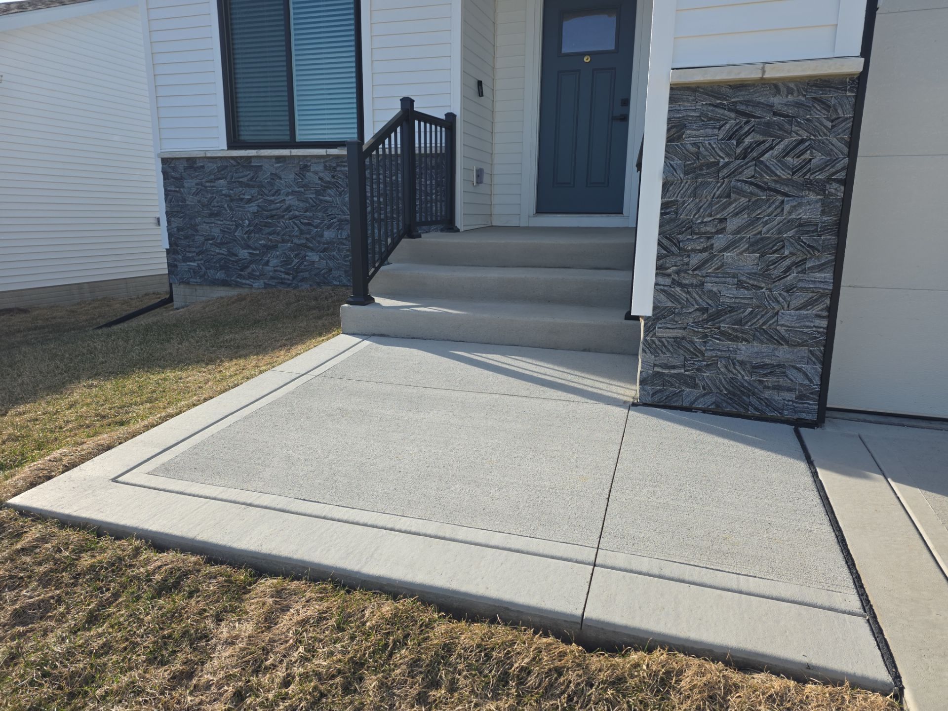 Patio before coating